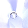 The ring is a fine diamond ring, a zircon ring, and a silver versatile style Application Scenario